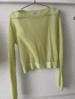 【新品・未使用】MOUSSY 黄緑