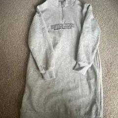 SISTER JENNI グレー ジップアップワンピース　ベルト付き