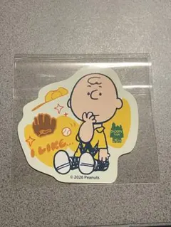 PEANUTS スヌーピータウンショップ ステッカー チャーリーブラウン