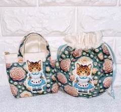 トート風ミニポーチ＆まぁるい巾着♡リトルサンダー❤︎コヤンイサムチョン