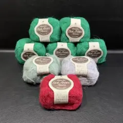 【未使用品】カネボウ毛糸　「ベルアンデス」　8玉セット　アルパカ25%使用