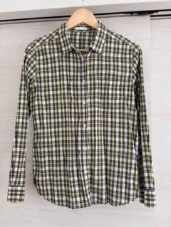 チェック柄 長袖シャツ GU