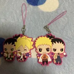 BORUTO ボルト＆シカダイ　シカマル&ナルトストラップ