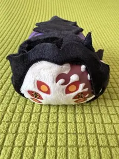 鬼滅の刃 黒死牟 のるキャラ マスコット ぬいぐるみ 鬼滅の刃のるキャラマスコット黒死牟 ジャンプショップ限定品