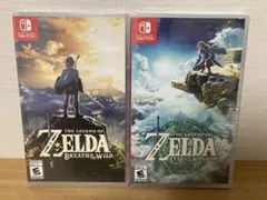【輸入版:北米】ゼルダの伝説 Botw Totk新品未使用セットのサムネイル