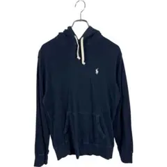 POLO ポロラルフローレン　メンズ　ネイビー　プルオーバーパーカー　薄手　S