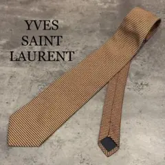 『YVES SAINT LAURENT』イヴ・サンローラン 総柄ネクタイ