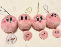 星のカービィ　フェイスマスコット　4点セット
