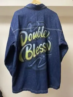 90s y2k アート グラフィック デニムジャケット