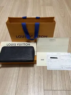 LOUIS VUITTON エピレザー ブラック 長財布