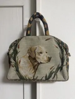 新品、タグ付き 犬柄 ゴブラン ショルダーバッグ ポシェット - メルカリ