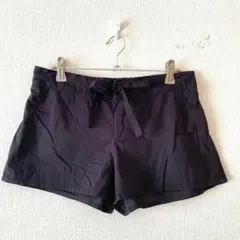 ☆【ユニクロ】ショートパンツ 綿100％ ウエスト後ろゴム紐 カジュアル Mのサムネイル