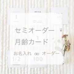 ましかくアルバム 月齢カード ⍣ オーダーページ ⍣