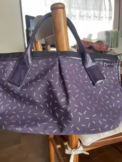 最終価格　agnis b. 紫色 ハンドバッグ