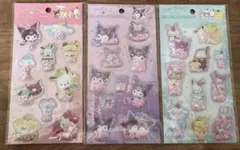 【サンリオ】シェイカーシール【3枚セット】