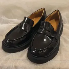 UNIQLO ユニクロC コンフィールタッチ ローファー　黒　23.5cm