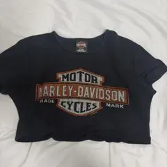 Harley-Davidson ラインストーン ミニTシャツ ブラック Lのサムネイル