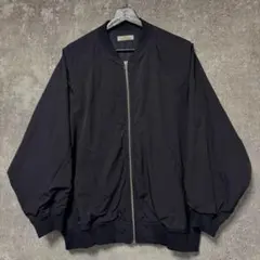美品 24SS relume ウォッシャブルナイロンタッサー MA-1　ブラック