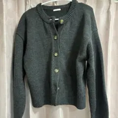 GU グレー カーディガン Sサイズ