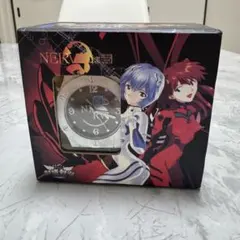 【新品未使用品】エヴァンゲリオン 腕時計 箱付き シルバー　当時物のサムネイル