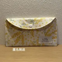 あーやん様　専用　マルチケース　通帳ケース　ハンドメイド　北欧テイスト　ミモザ柄