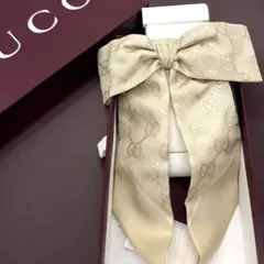 GUCCI グッチ リボン シュシュ ヘアアクセサリー 新品未使用 - メルカリ