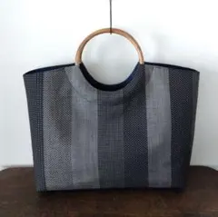 812 おでかけバック 大島紬 正絹 着物リメイク 大島紬