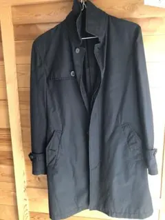 COMME CA ISM ブラック トレンチコート