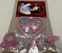 TWICE LOVELYS アクリルカラビナフロッキーマスコット　モモりん