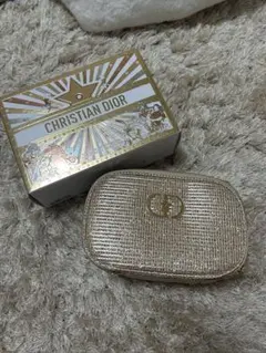 CHRISTIAN DIOR ゴールドポーチ