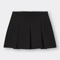 ローウエストプリーツミニスカート GU XL