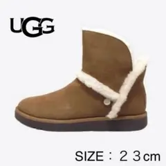 【美品】 UGG (アグ) ムートンブーツ スエード　キャメル