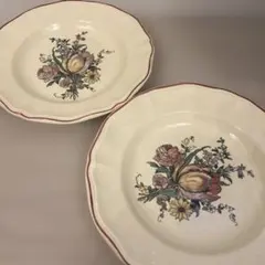 サルグミンヌ Sarreguemines Lorraine 皿 2枚セットのサムネイル