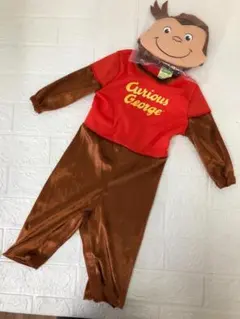 02）おさるのジョージ ハロウィン コスプレ ベビー （12〜18ヶ月目安）