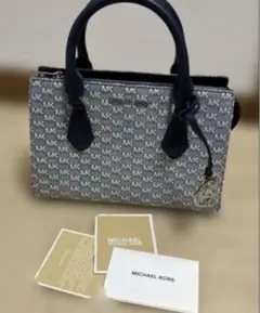 美品 MICHAEL KORSのSHEILA ウォッシュド デニムサッチェル