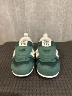 【12cm】New Balance 313 ベビーシューズ ダークグリーン