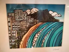 ヘザーブラウン (Heather Brown)ハワイ 絵画 額入り - メルカリ