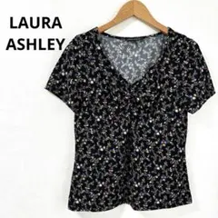 LAURA ASHLEY トップス カットソー 素敵な小花柄 涼しい Mサイズ