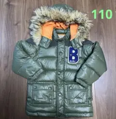 DOUBLE.B ダウンコート 110サイズ オリーブグリーン