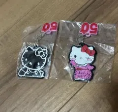 ハローキティ ラバーキーホルダーコレクション　2点