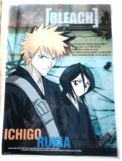BLEACH　ミニクリアポスター(一護ルキア)