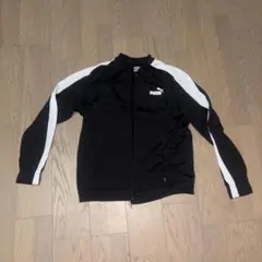 PUMA フルジップジャケット ブラック/ホワイト