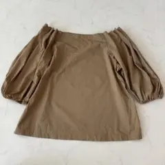 GLOBAL WORK ブラウス オフショル 七分袖 L（A934）