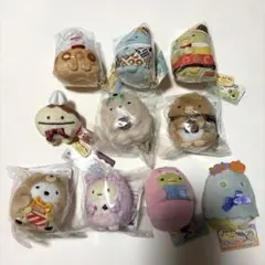 すみっコぐらし とんかつ しろくま 復刻てのりぬいぐるみ7個セット