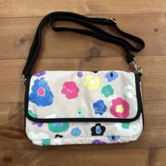 【美品】レスポートサック LeSportsac ミニショルダーバッグ 花柄