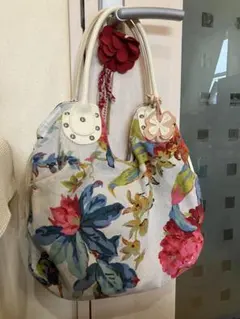 美品♪motto モットー 花柄 ハンドバッグ - メルカリ