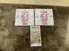 ポケモンカード151・テラスタルフェスexシュリンク付き　新品・未開封