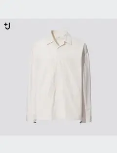 UNIQLO +J ピースマコットンオーバーサイズシャツブルゾン ナチュラル