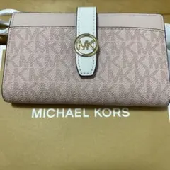 MICHAEL KORS 二つ折り財布 ピンク