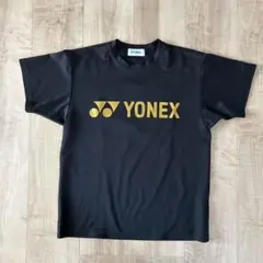 YONEX 黒 Tシャツ ゴールドロゴ